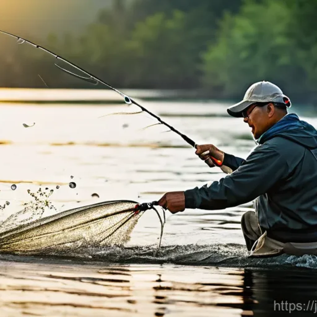 루어 액션별 차이점 - **Prompt: Exhilarating Topwater Strike on a Popper**
    A vibrant, dynamic illustration capturing a...